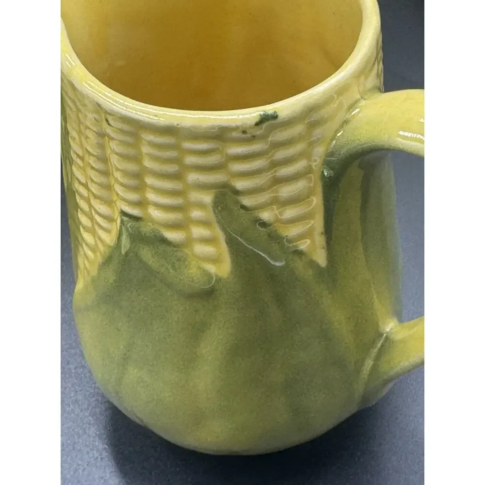 Vintage Shawnee Corn King Lidded Sugar & Creamer Set - MCM